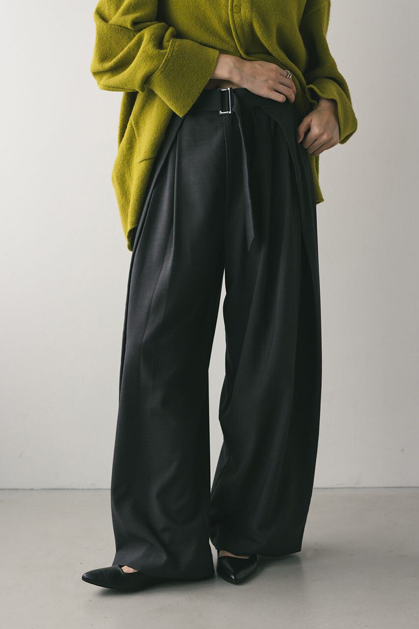 STYLEMIXER「ウエストデザインサイドラップパンツ」|その他|GRY
