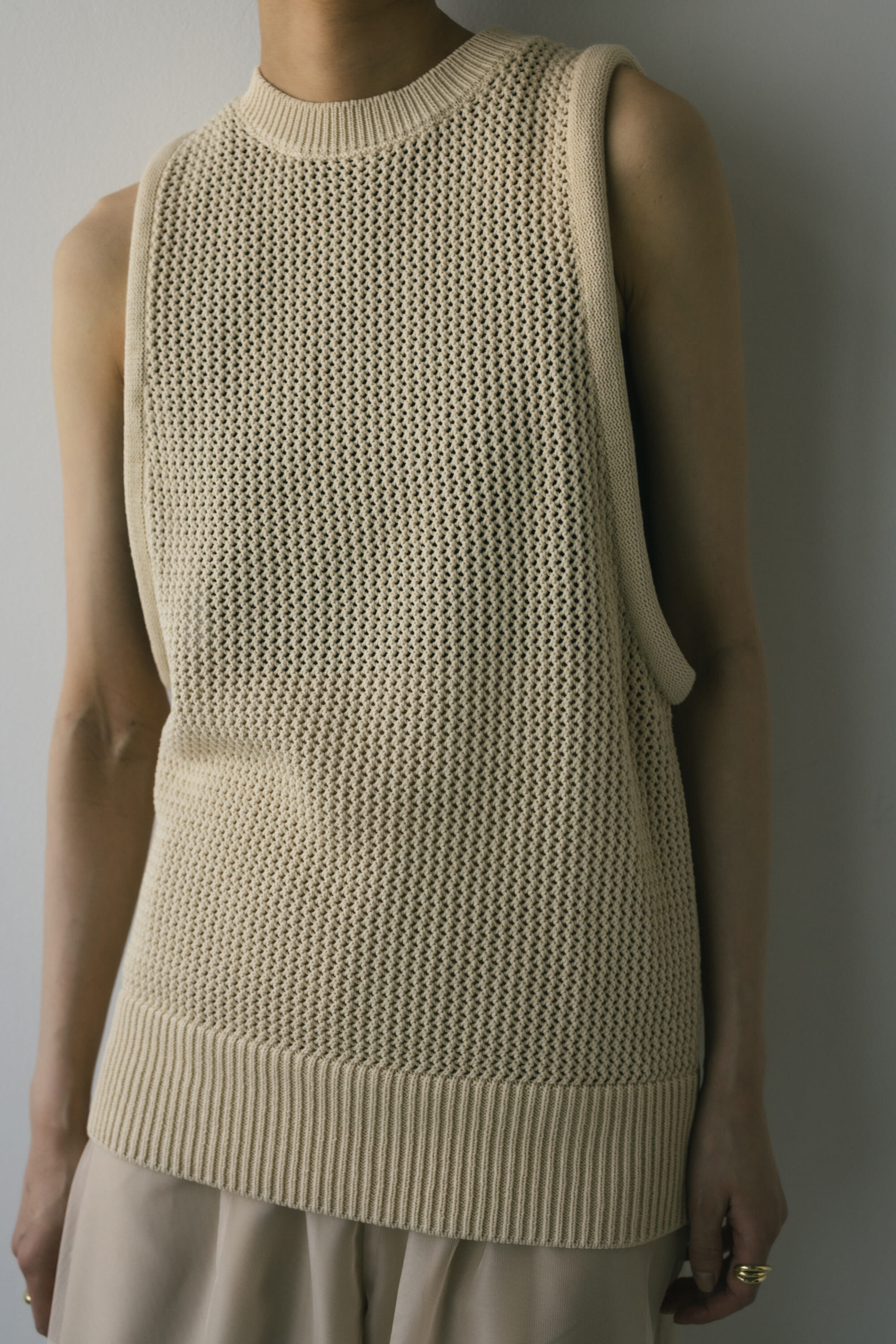 STYLEMIXER「アームクッションニットタンク」|タンクトップ|