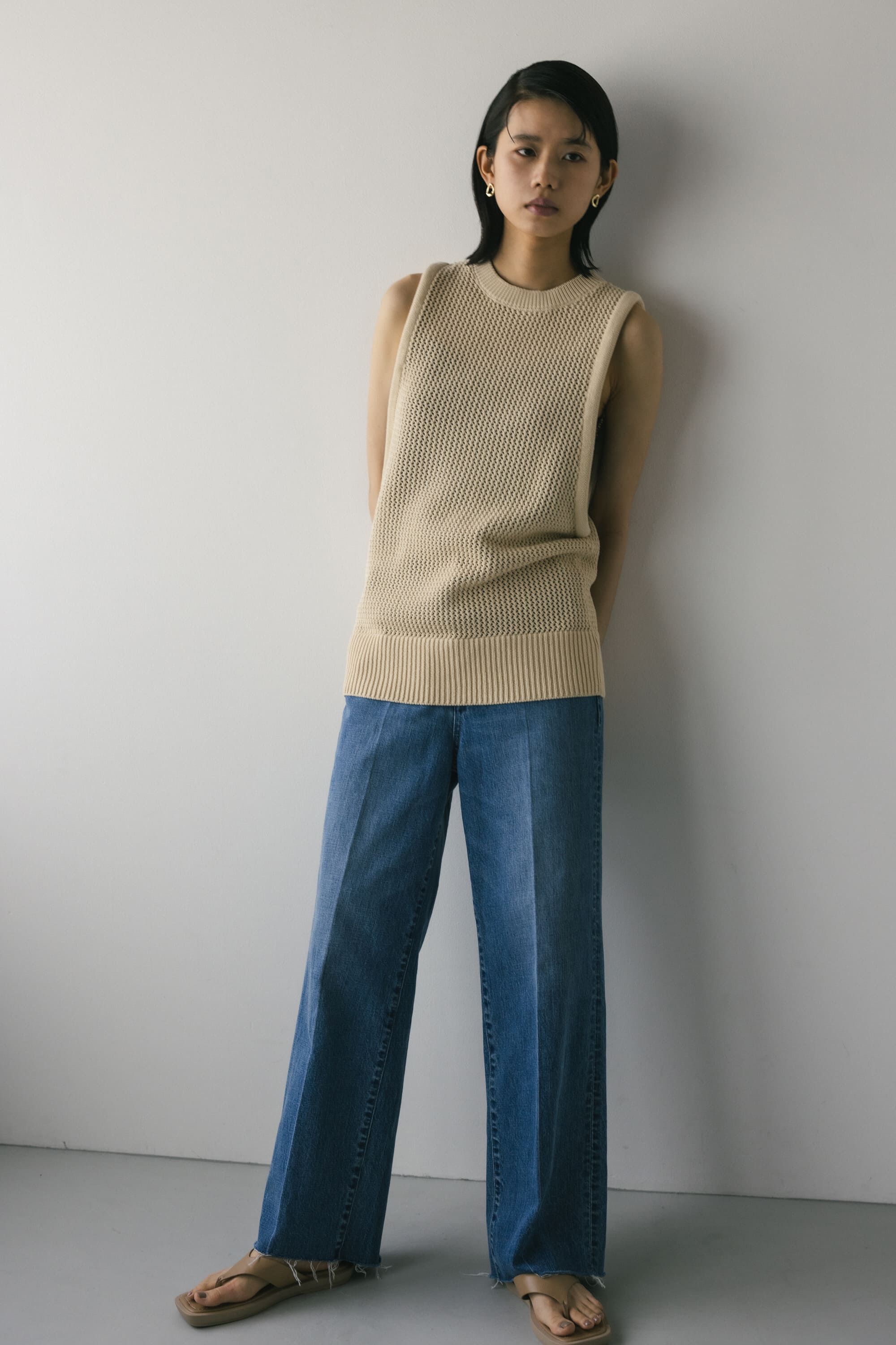 STYLEMIXER「アームクッションニットタンク」|タンクトップ|