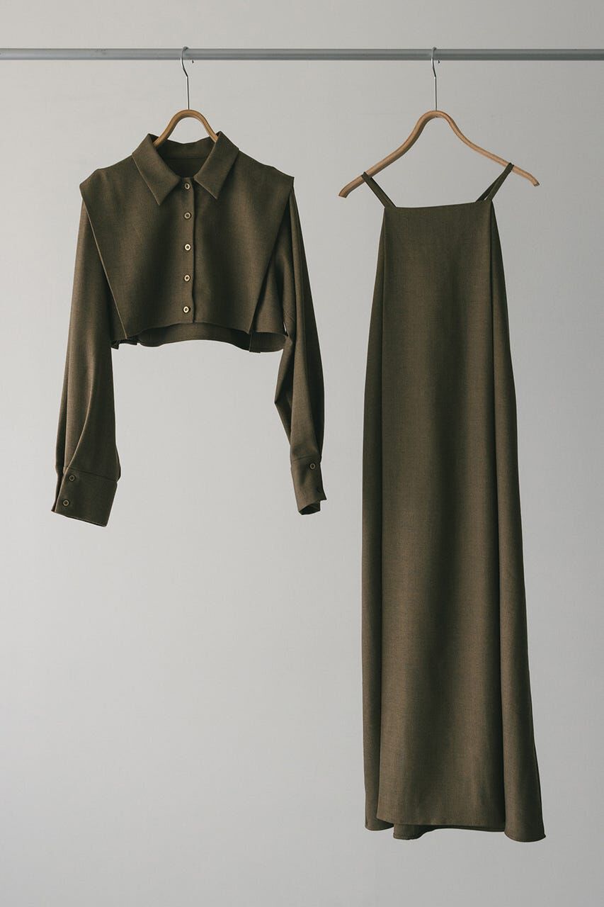 STYLEMIXER「2ピースシャツレイヤードワンピース」|ワンピース|