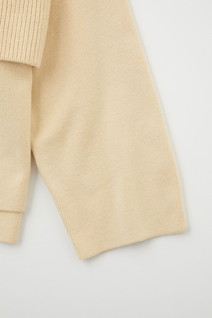 MOUSSY「LAYERED RIB セーター」|ニット・セーター|