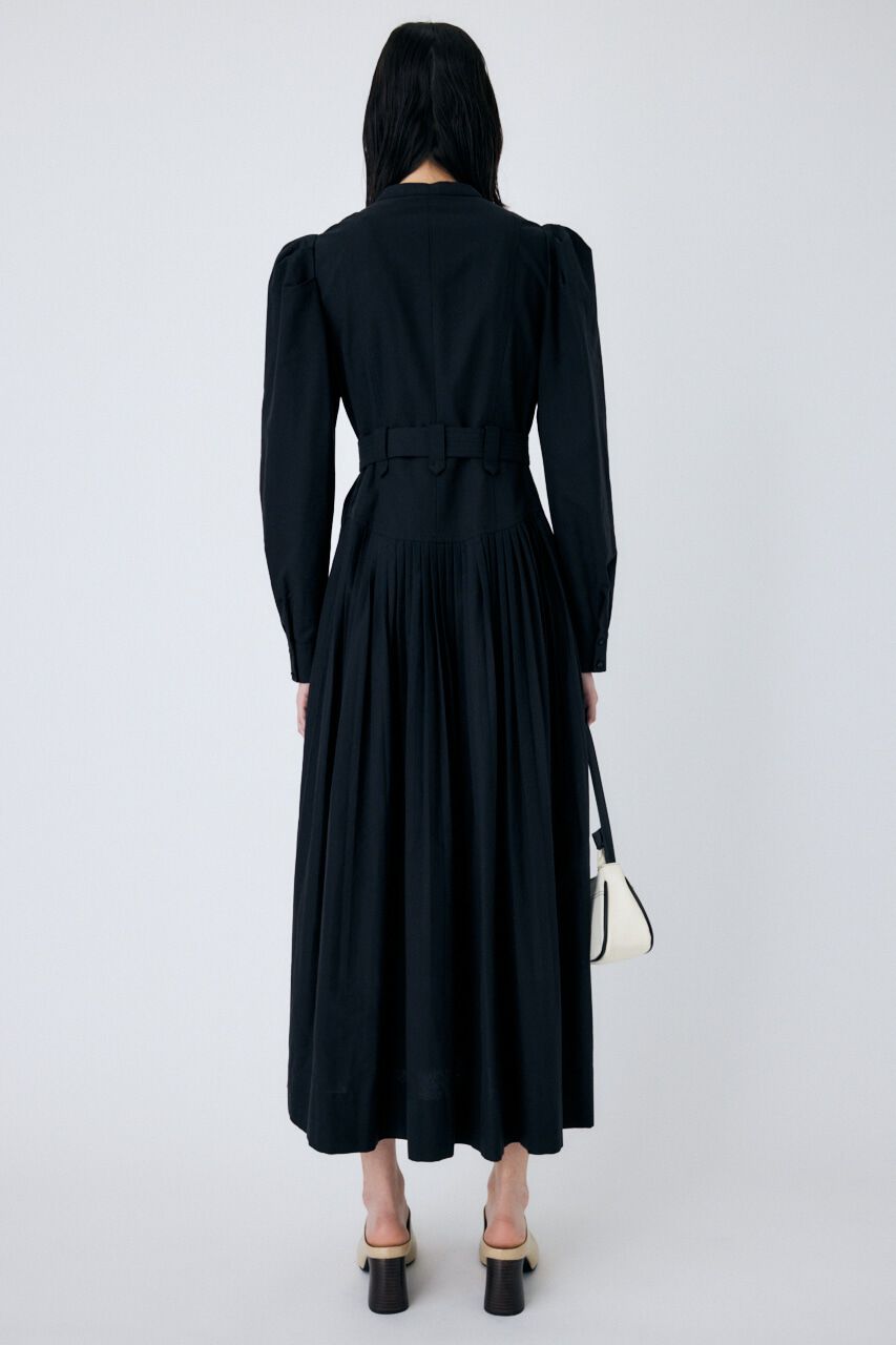 MOUSSY「BELTED PLEATS ドレス」|ワンピース|