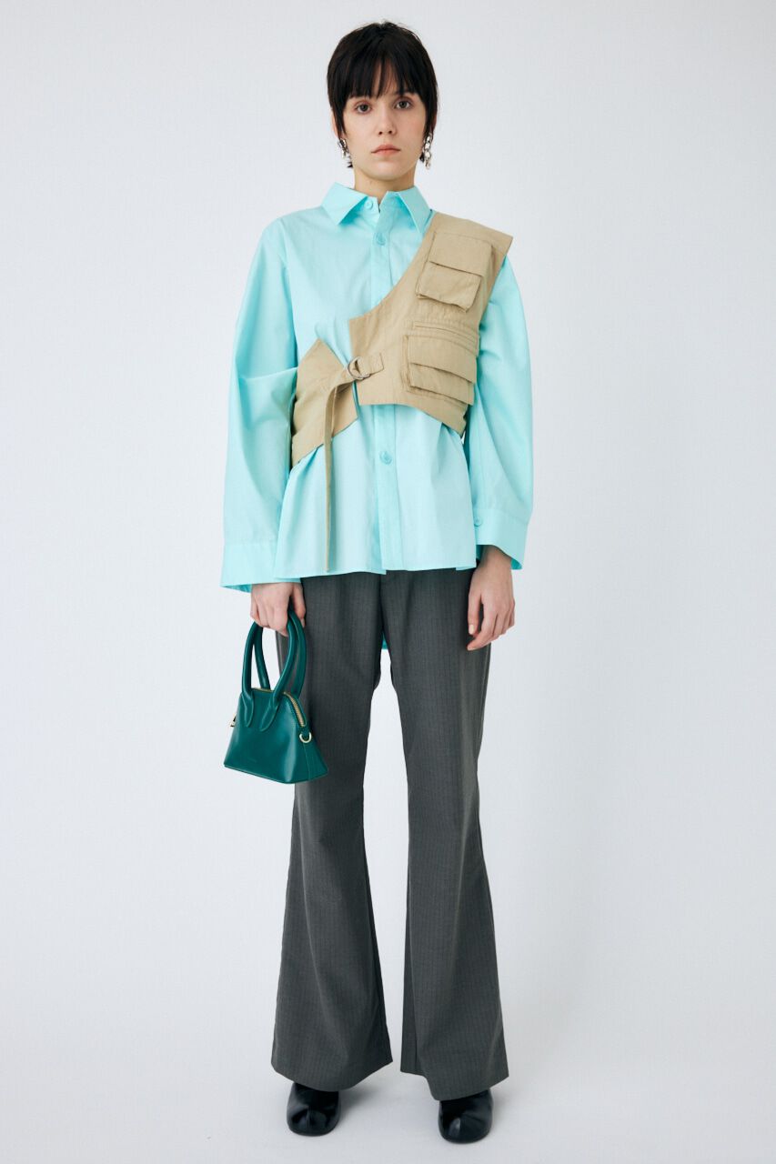 MOUSSY「SKIRT LAYERED FLARE パンツ」|その他|