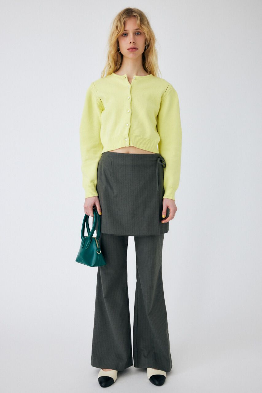 MOUSSY「SKIRT LAYERED FLARE パンツ」|その他|