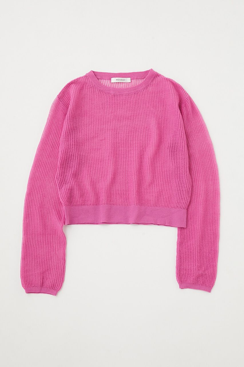 MOUSSY「MESH KNIT トップス」|ニット・セーター|