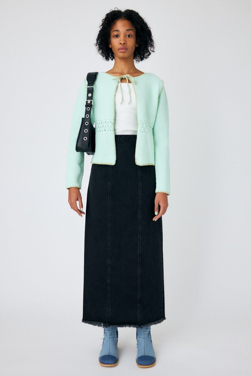 MOUSSY「CUT OFF DENIM I LINE スカート」|スカート|