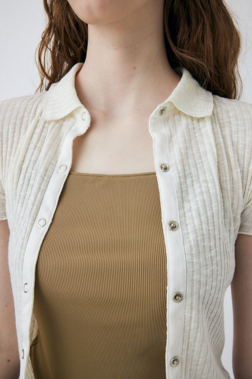 MOUSSY「TRANSPARENT SKINNY カーディガン」|Tシャツ・カットソー|