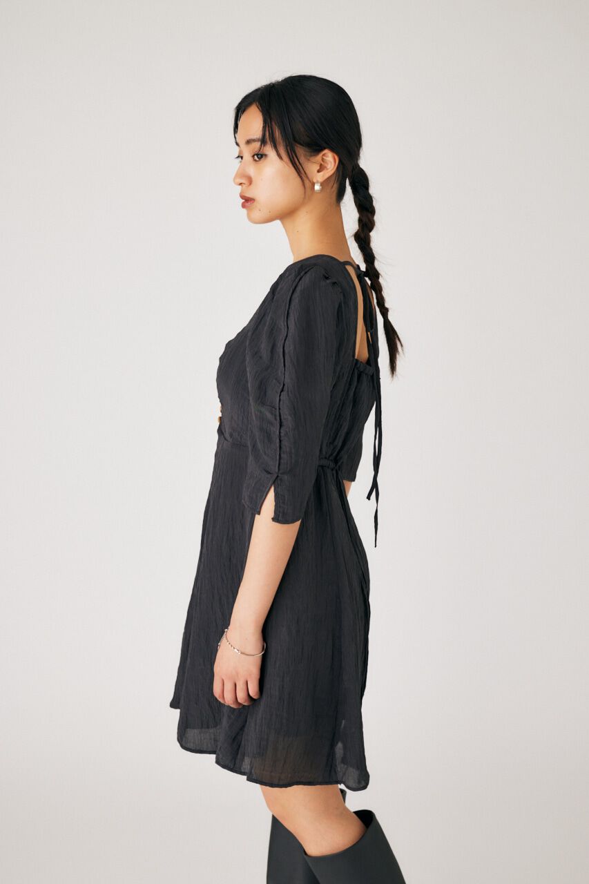 MOUSSY「HALF SLEEVE ドレス」|ワンピース|