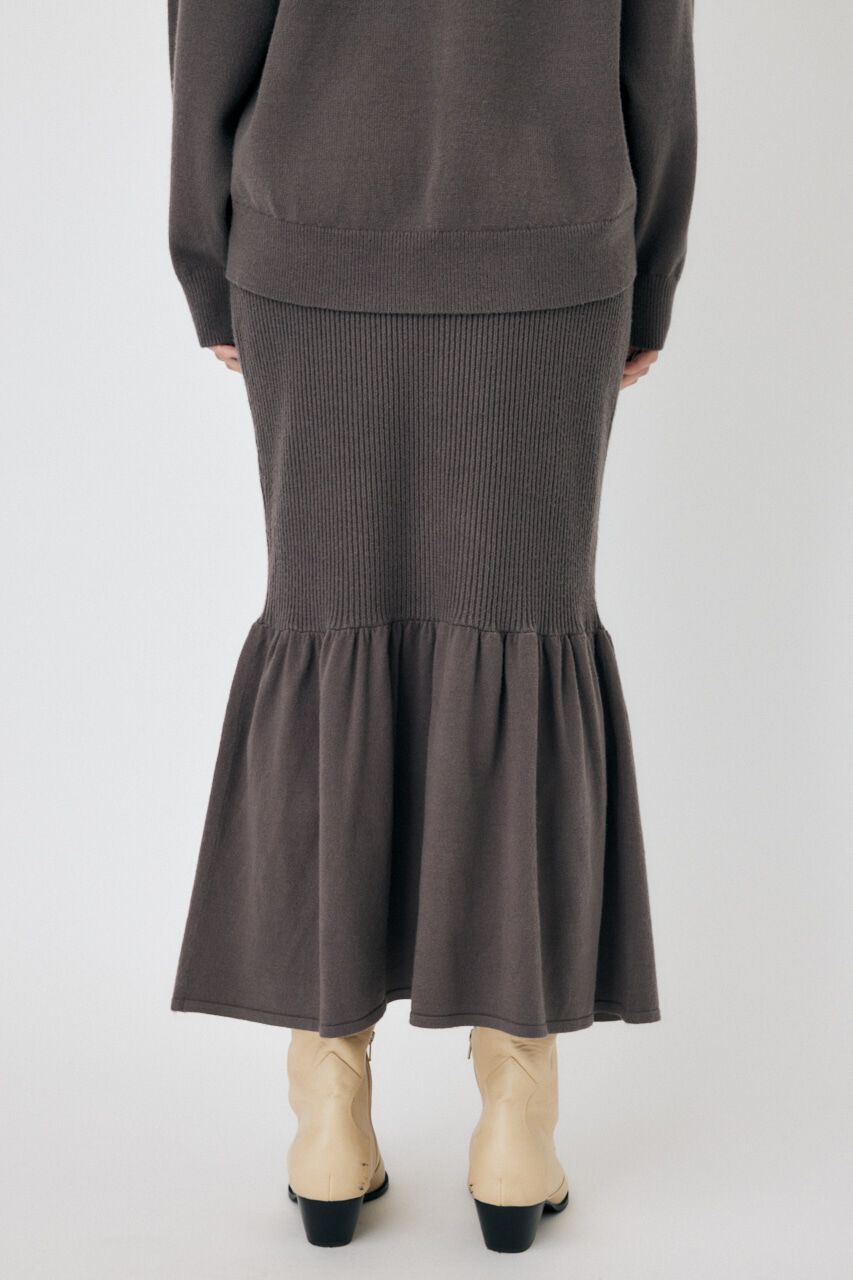 MOUSSY「SWITCHING RIB KNIT スカート」|スカート|