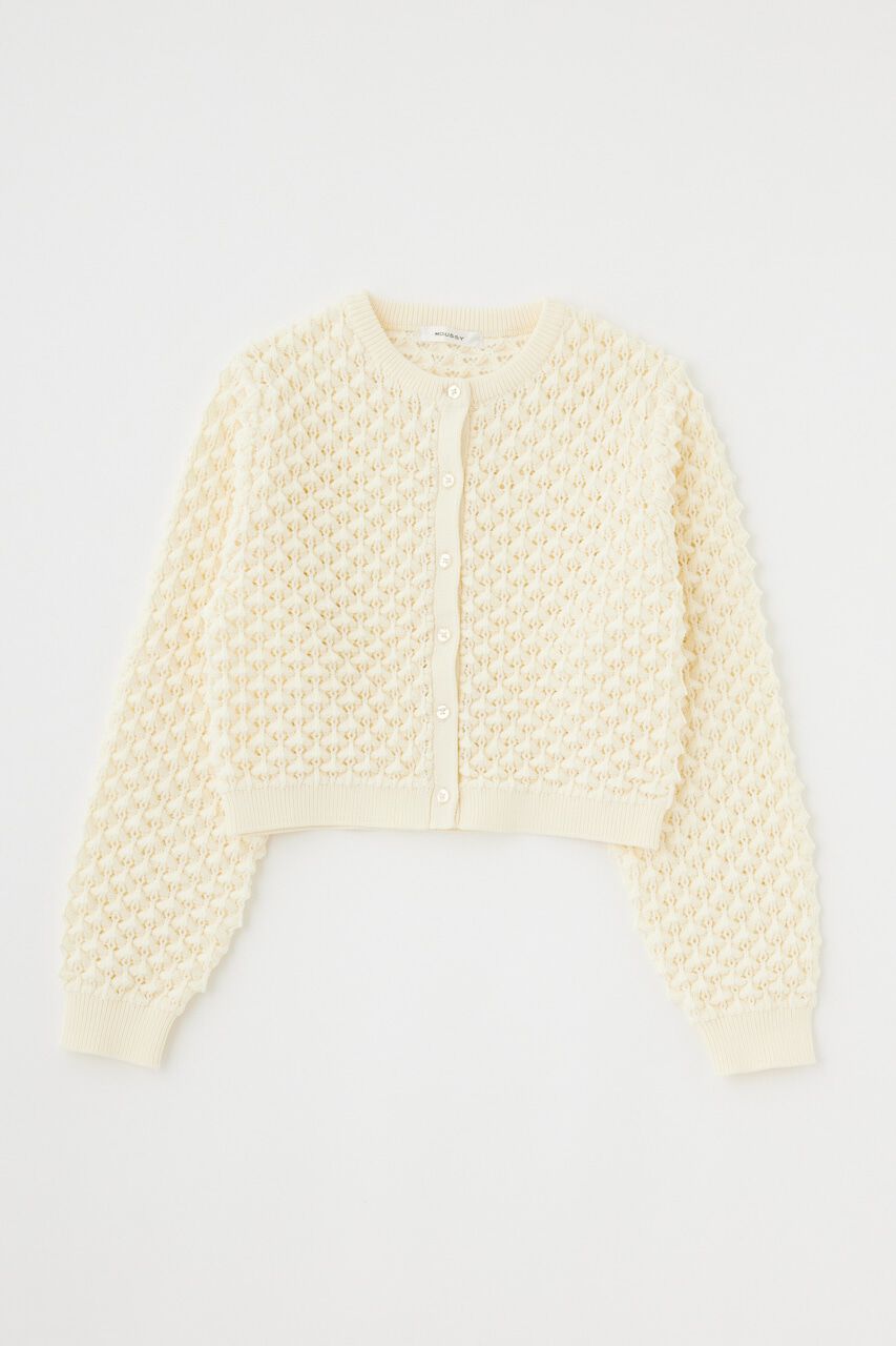 MOUSSY「PEAK STITCH KNIT カーディガン」|ニット・セーター|