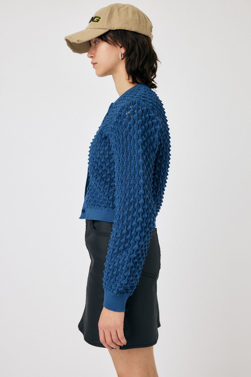 MOUSSY「PEAK STITCH KNIT カーディガン」|ニット・セーター|