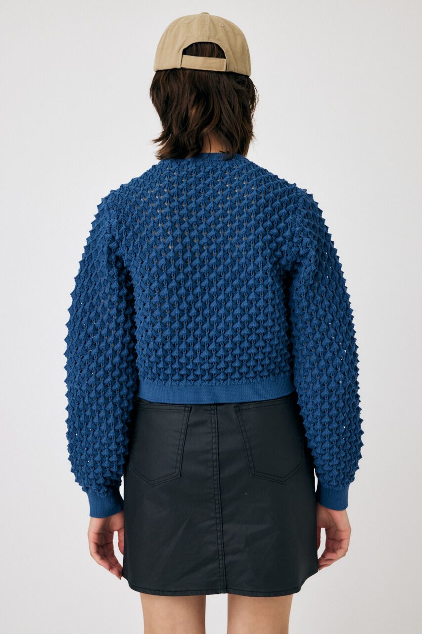 MOUSSY「PEAK STITCH KNIT カーディガン」|ニット・セーター|