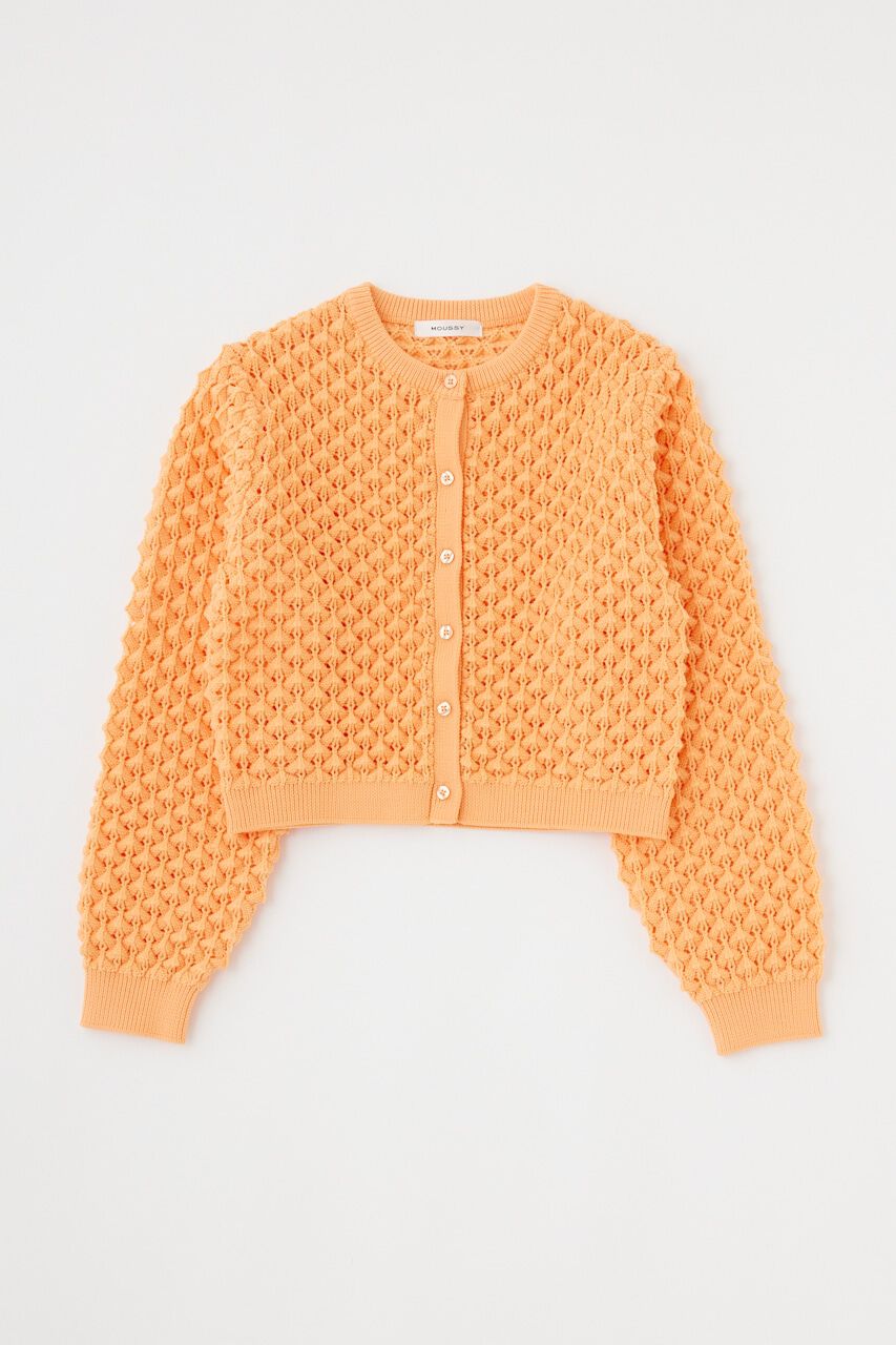 MOUSSY「PEAK STITCH KNIT カーディガン」|ニット・セーター|