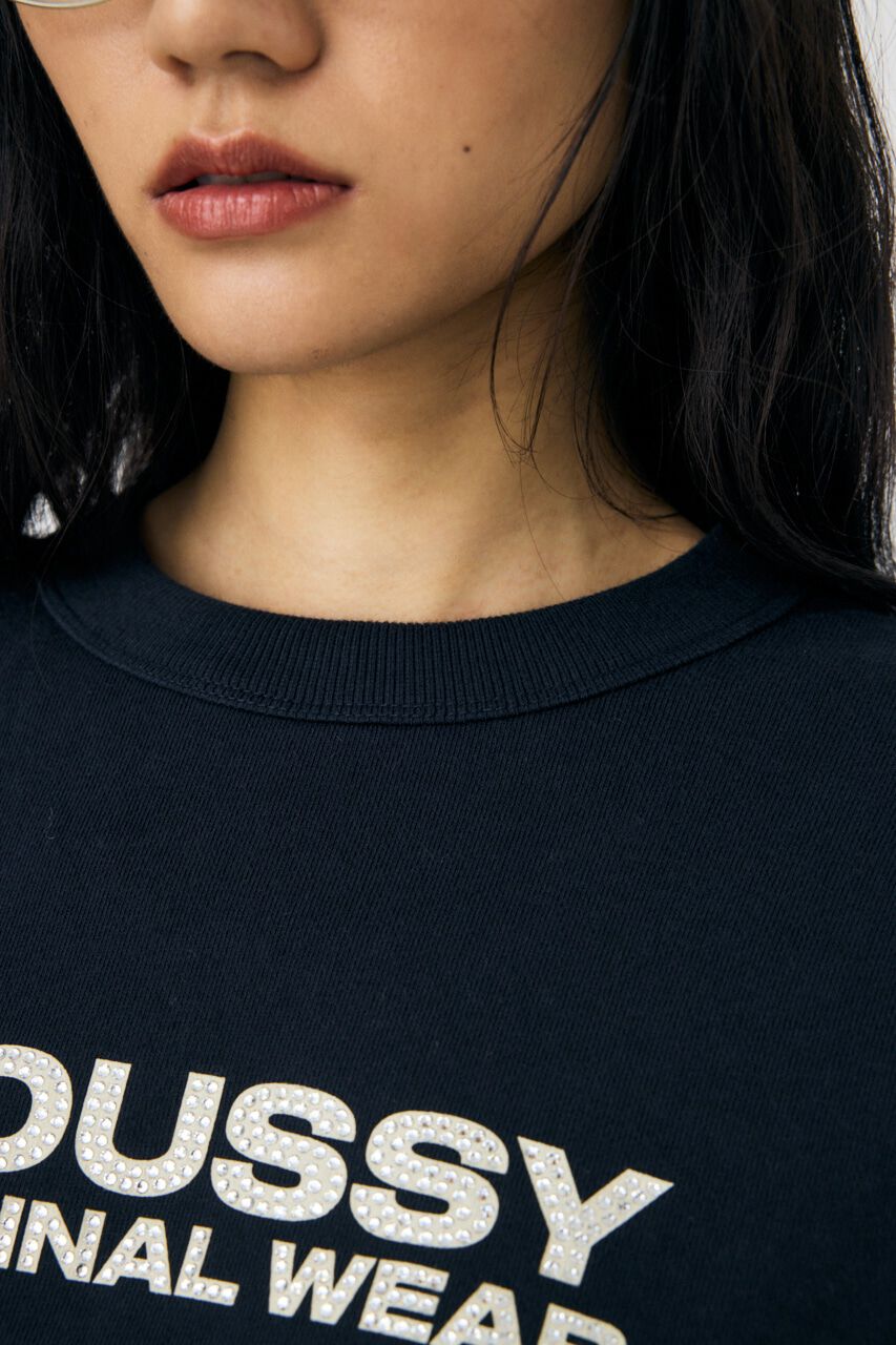 MOUSSY「RHINESTONE MOUSSY プルオーバー」|パーカー|