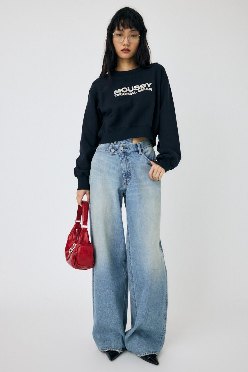 MOUSSY「RHINESTONE MOUSSY プルオーバー」|パーカー|