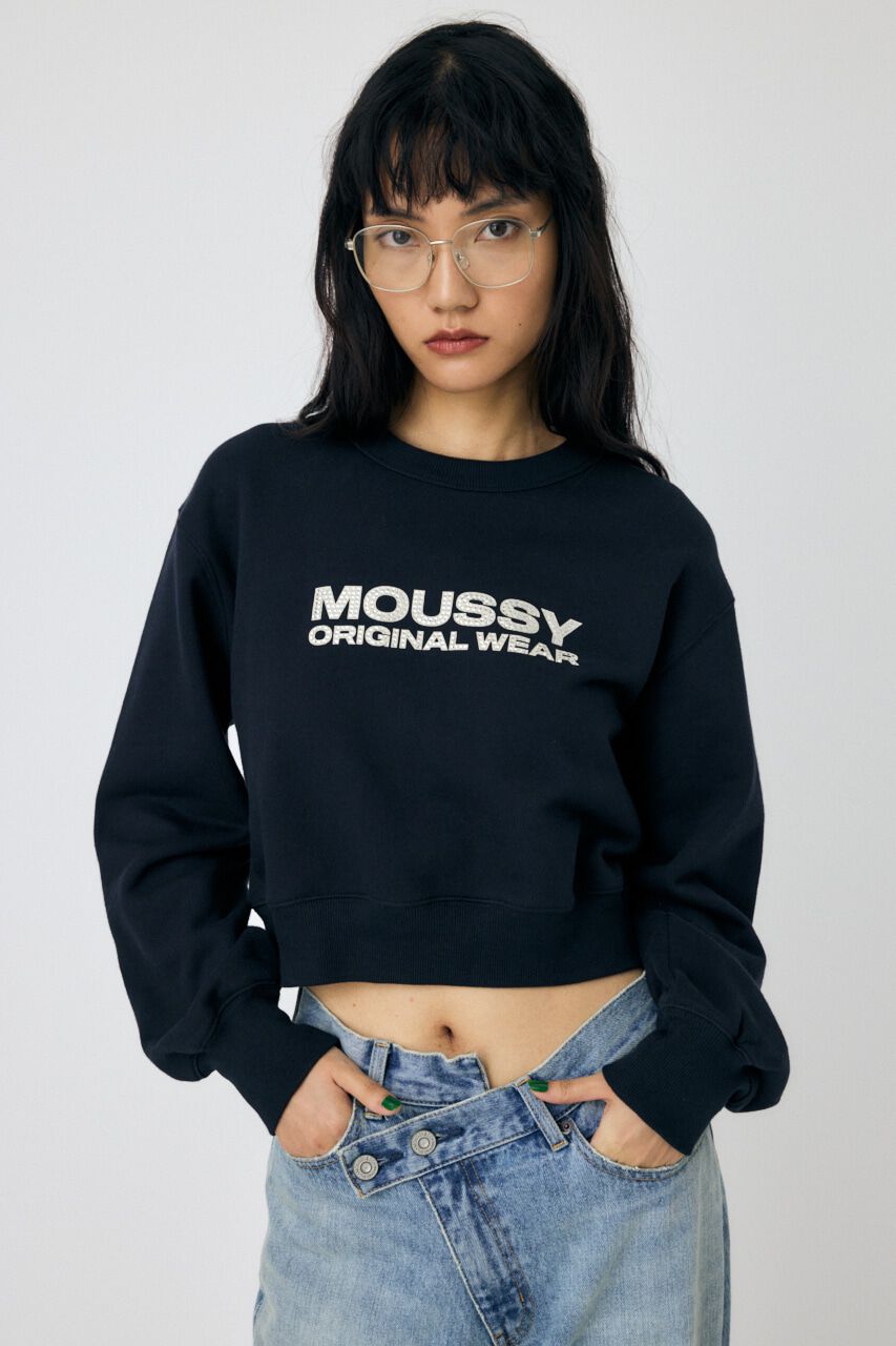 MOUSSY「RHINESTONE MOUSSY プルオーバー」|パーカー|