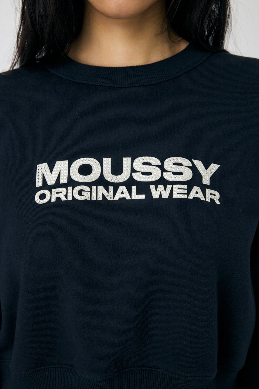 MOUSSY「RHINESTONE MOUSSY プルオーバー」|パーカー|