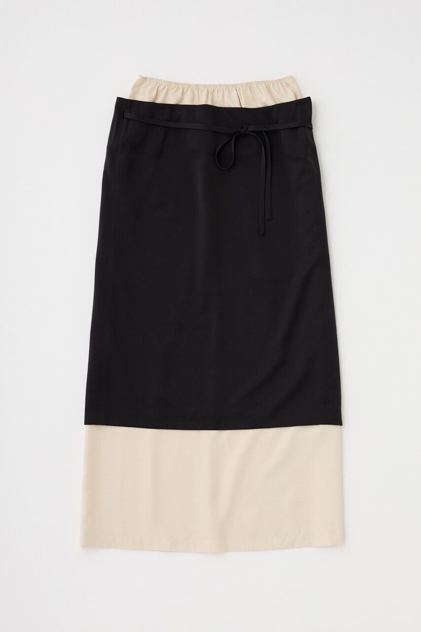 MOUSSY「原料の一部にﾘｻｲｸﾙﾎﾟﾘｴｽﾃﾙを使用した程よい光沢感と落ち感 」|スカート|