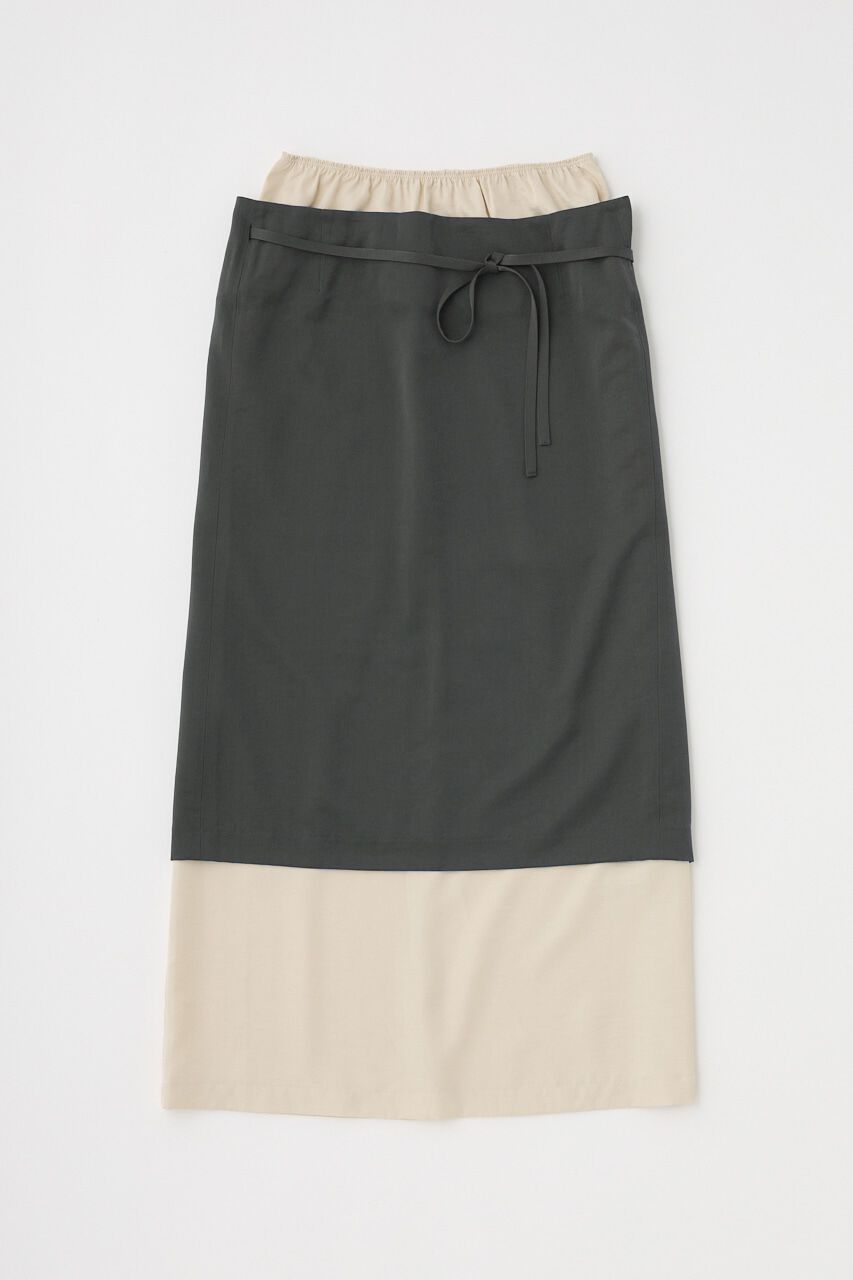 MOUSSY「原料の一部にﾘｻｲｸﾙﾎﾟﾘｴｽﾃﾙを使用した程よい光沢感と落ち感 」|スカート|