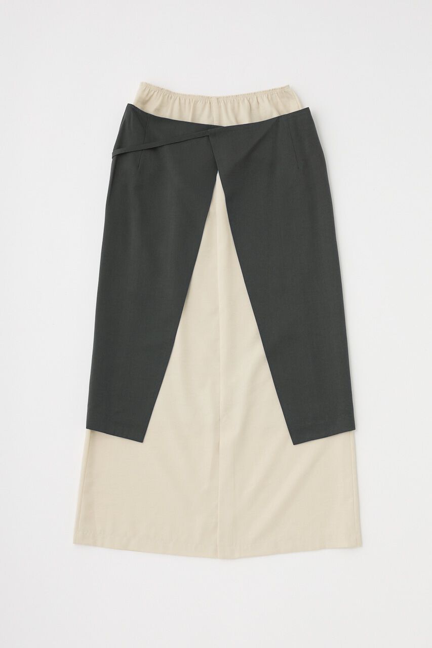 MOUSSY「原料の一部にﾘｻｲｸﾙﾎﾟﾘｴｽﾃﾙを使用した程よい光沢感と落ち感 」|スカート|