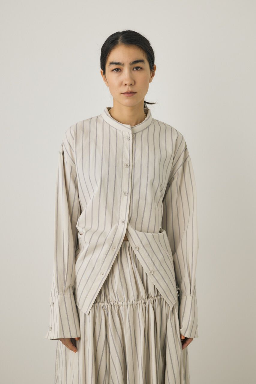 MOUSSY「２WAYスタンド衿シャツ　オーガニックコットン使用」|シャツ・ブラウス|