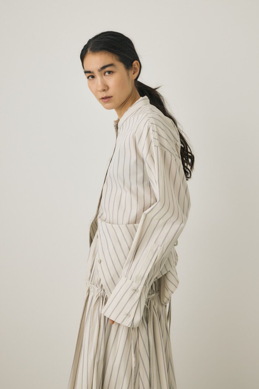 MOUSSY「２WAYスタンド衿シャツ　オーガニックコットン使用」|シャツ・ブラウス|