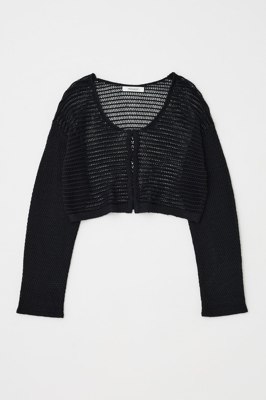 MOUSSY「OPEN WORK KNIT カーディガン」|カーディガン|
