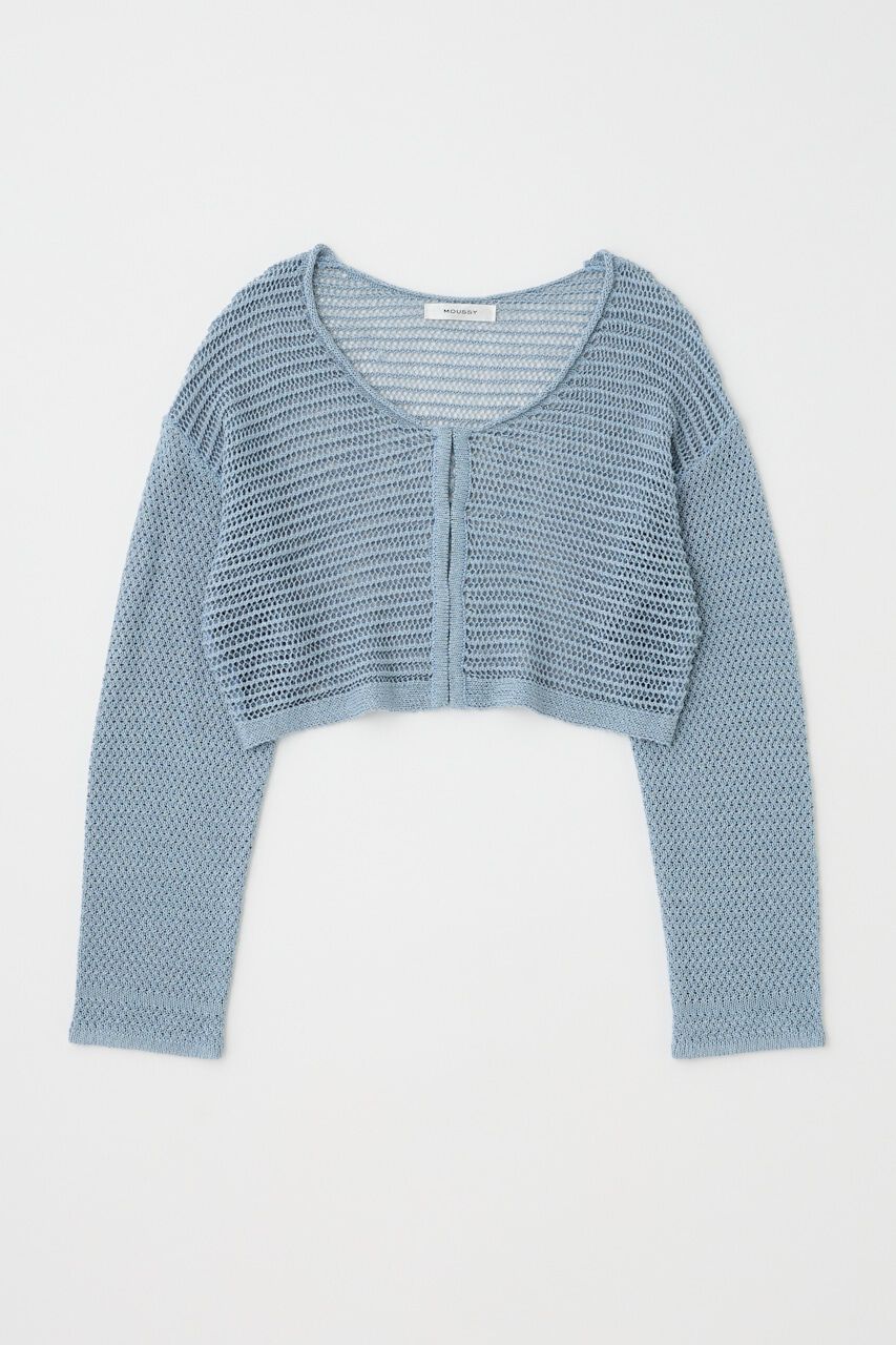 MOUSSY「OPEN WORK KNIT カーディガン」|カーディガン|