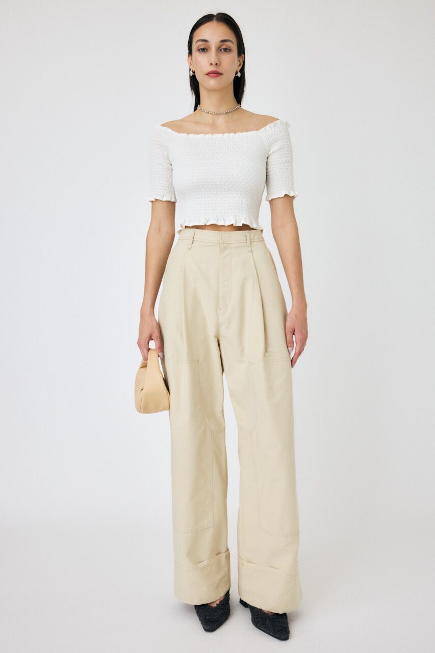 MOUSSY「WAVY オフショルダートップス」|その他|