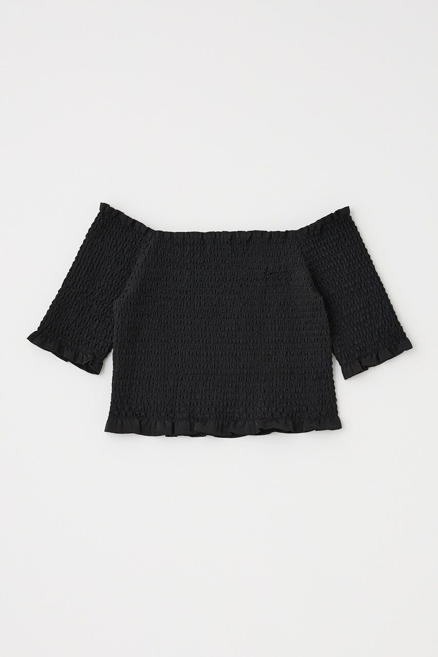 MOUSSY「WAVY オフショルダートップス」|その他|BLK