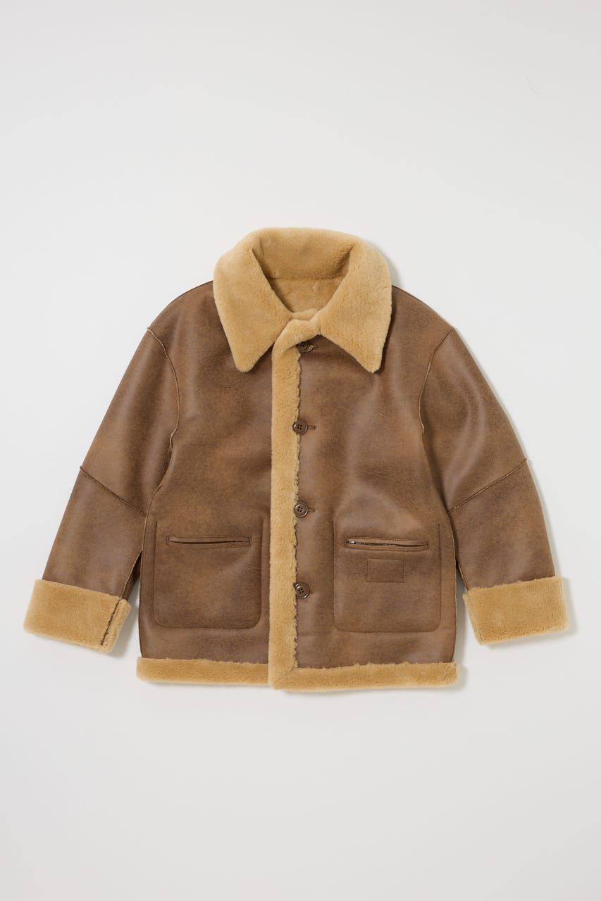MOUSSY「SHEARLING OVER MIDDLE ジャケット」|その他|