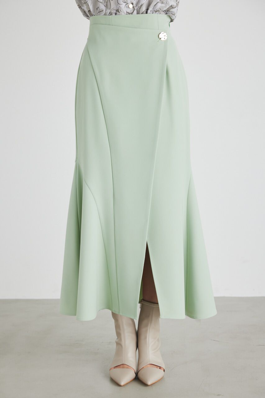 rienda「ラップデザインハイウエストマーメイドSK」|スカート|