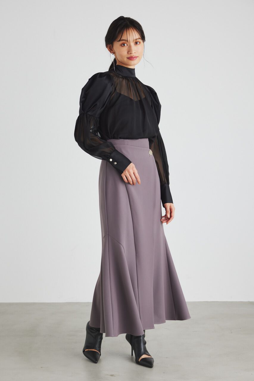 rienda「ラップデザインハイウエストマーメイドSK」|スカート|