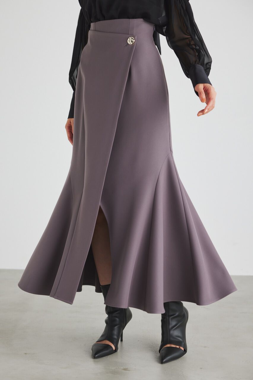 rienda「ラップデザインハイウエストマーメイドSK」|スカート|