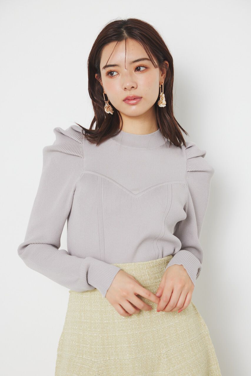 rienda「ビスチェパターンKnit TOP」|ニット・セーター|