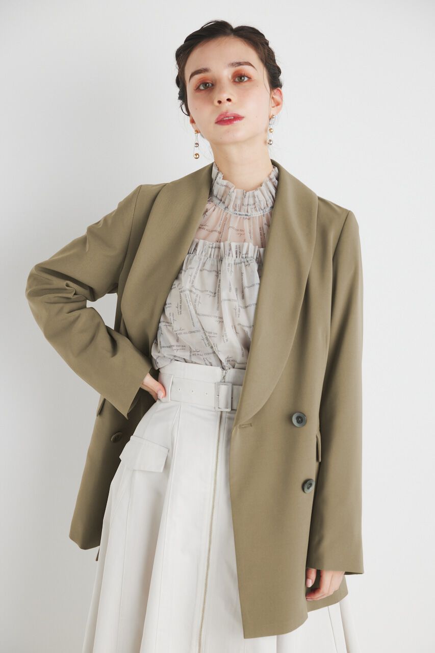 rienda「ダブルボタンショールカラーテーラードJK」|その他|