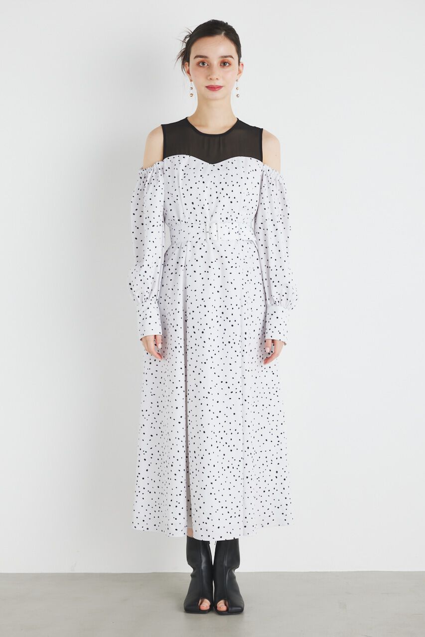 rienda「レイヤードオフショルフレアOP」|ワンピース|