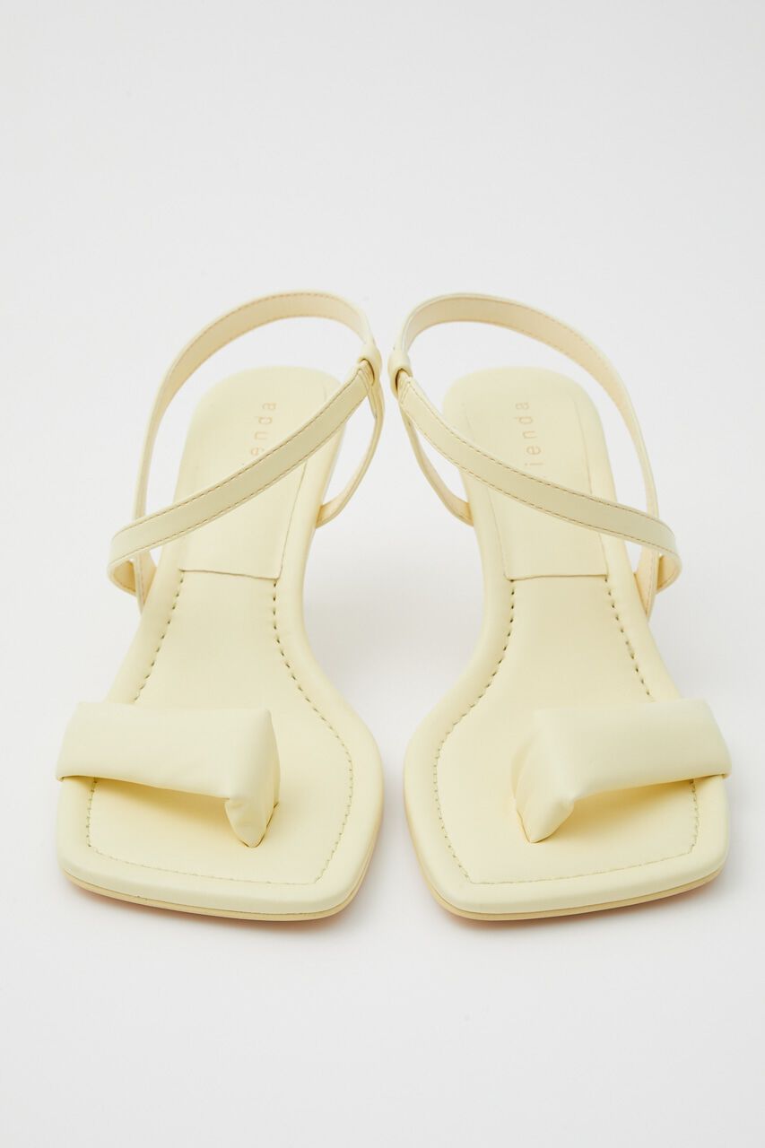 rienda「デザインヒールトングサンダル」|サンダル|