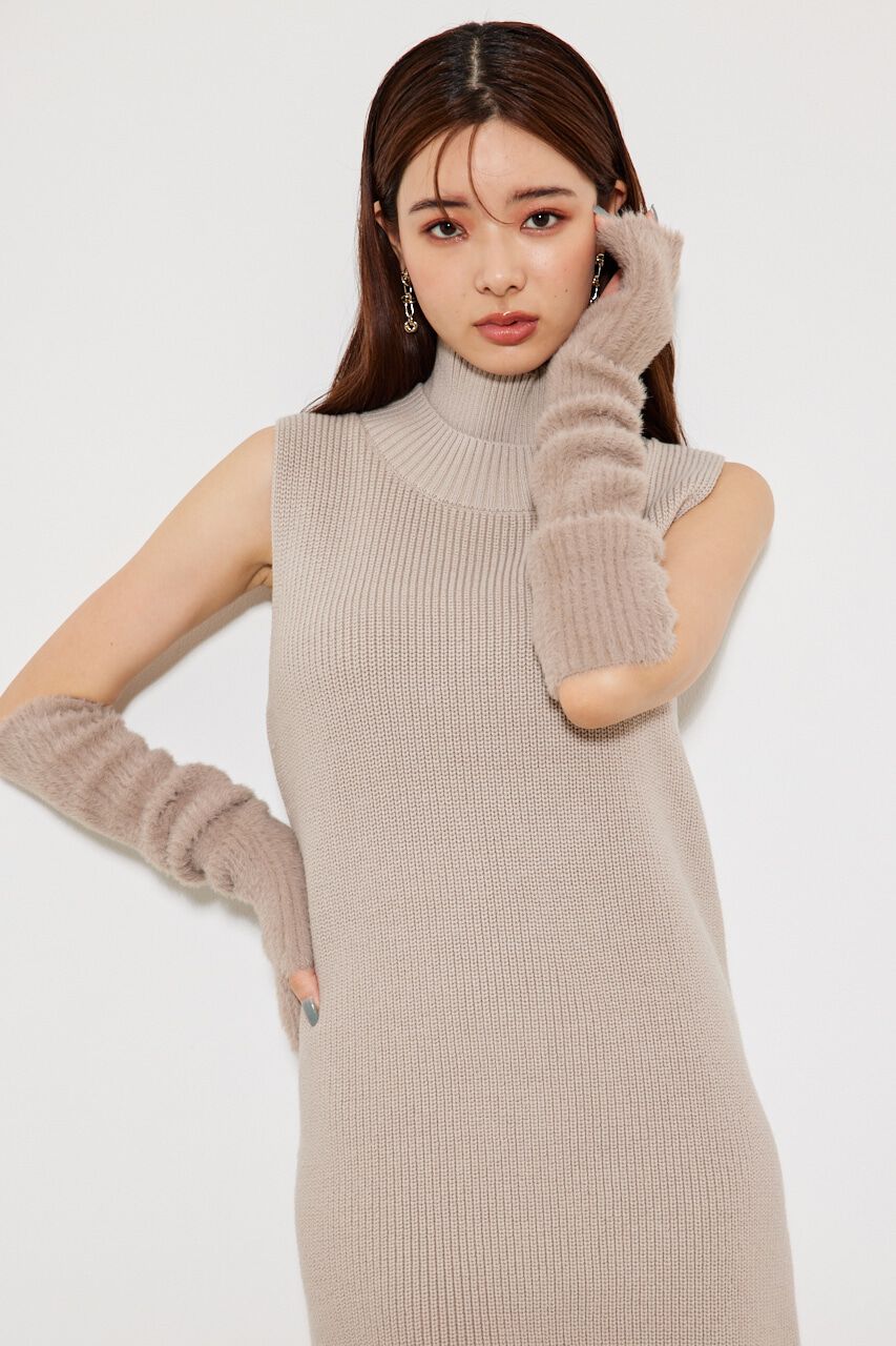 rienda「レイヤードNCミニKnit OP」|ワンピース|