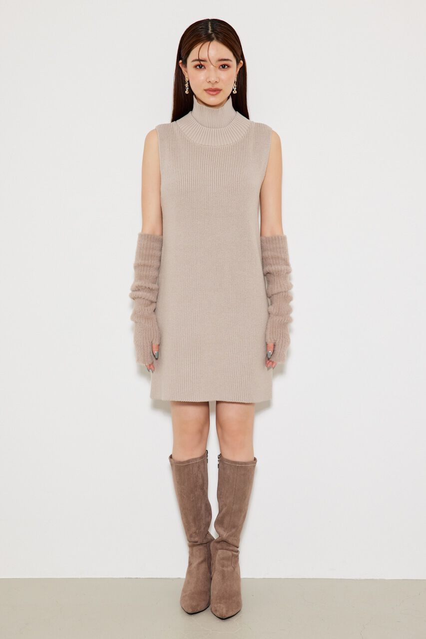 rienda「レイヤードNCミニKnit OP」|ワンピース|