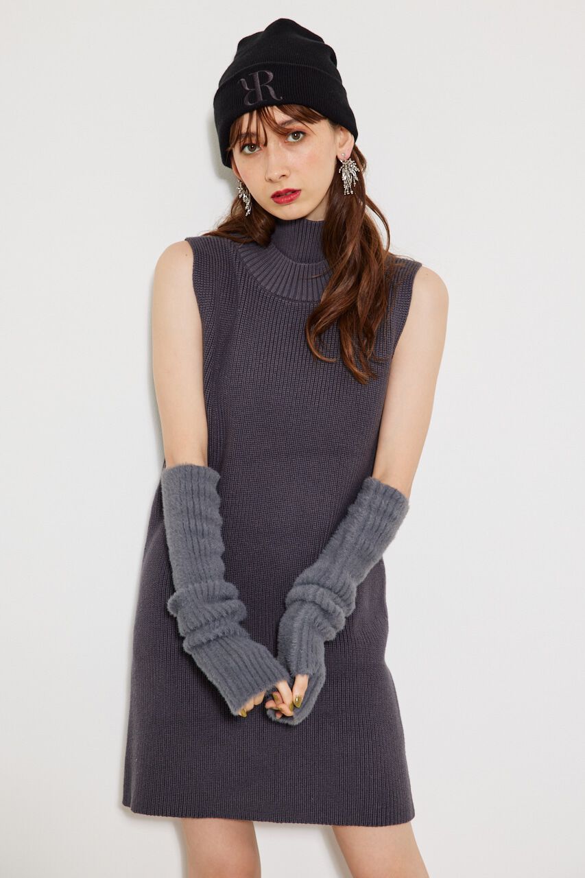 rienda「レイヤードNCミニKnit OP」|ワンピース|