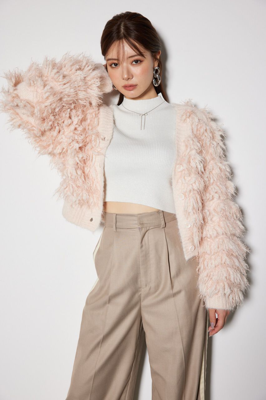 rienda「フリンジニットカーディガン」|カーディガン|PNK