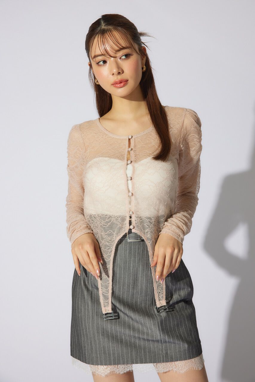 rienda「シアーレーストップス」|Tシャツ・カットソー|