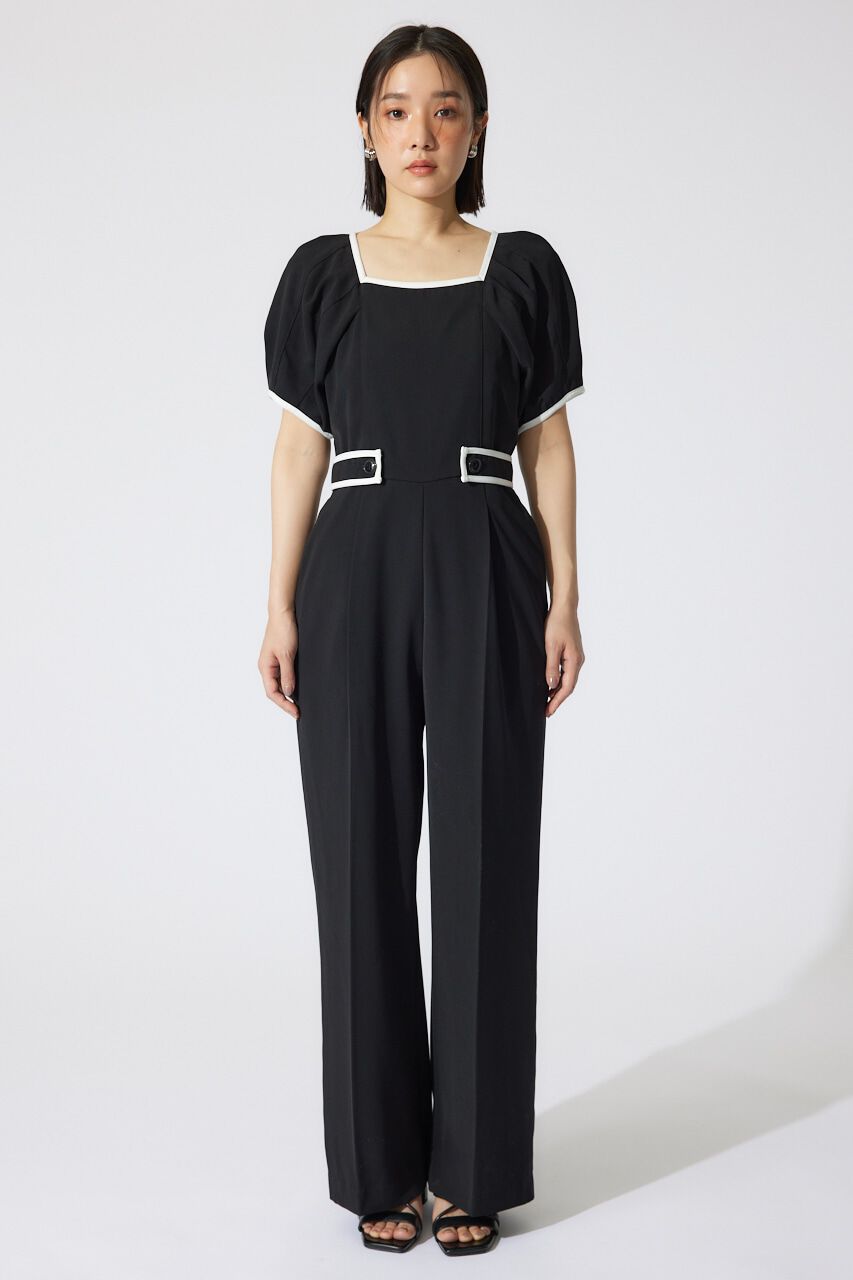 rienda「バイカラーロンパース」|ワンピース|