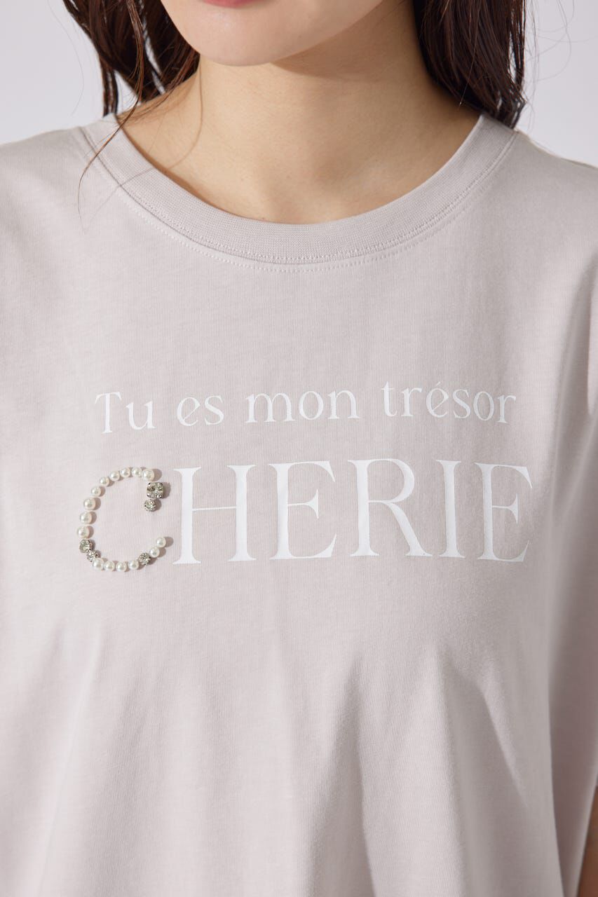 rienda「パールロゴビッグTシャツ」|Tシャツ・カットソー|