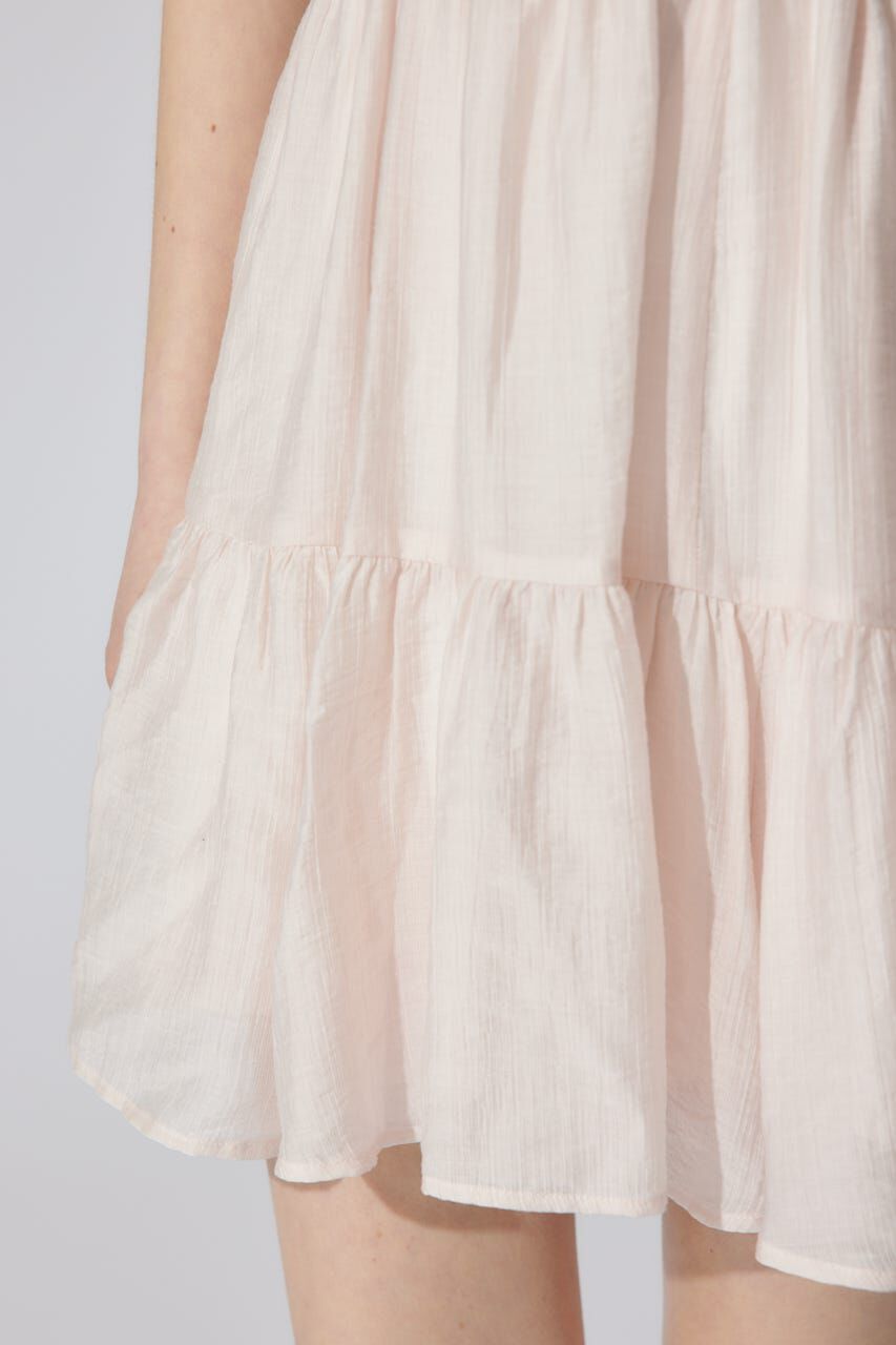 rienda「ホルターネックギャザーミニフレアワンピース」|ワンピース|