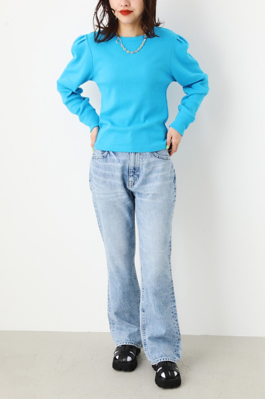 RODEO CROWNS「ショルダーパフスリーブトップス」|Tシャツ・カットソー|