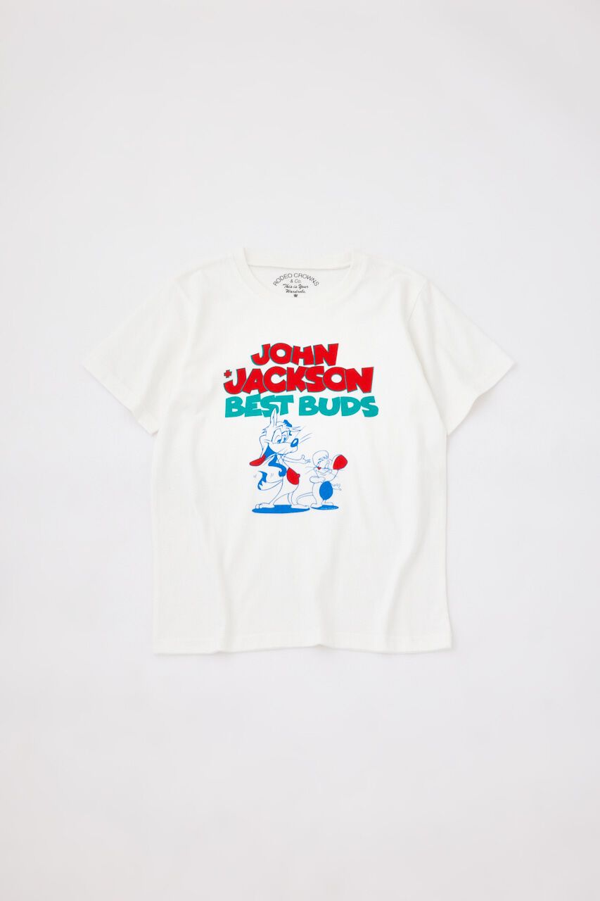 RODEO CROWNS「キッズ J&J Tシャツ」|Tシャツ・カットソー|O/WHT1