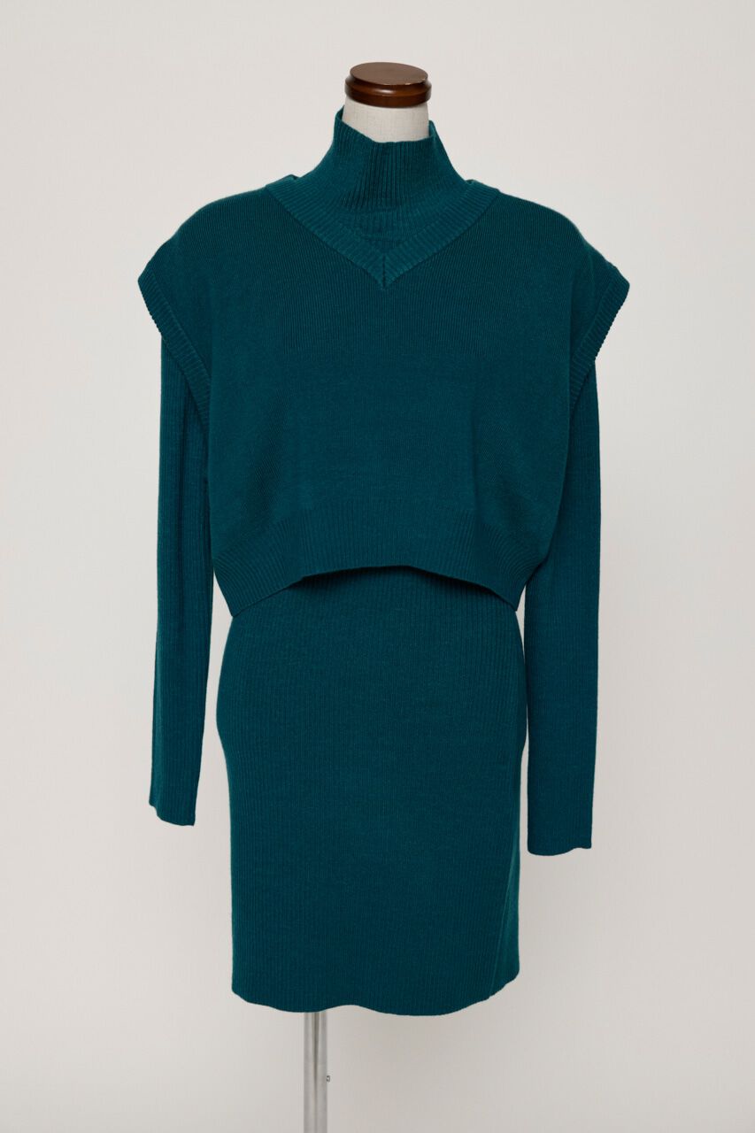 SLY「VEST LAYERED ワンピース」|ワンピース|D/TQ3