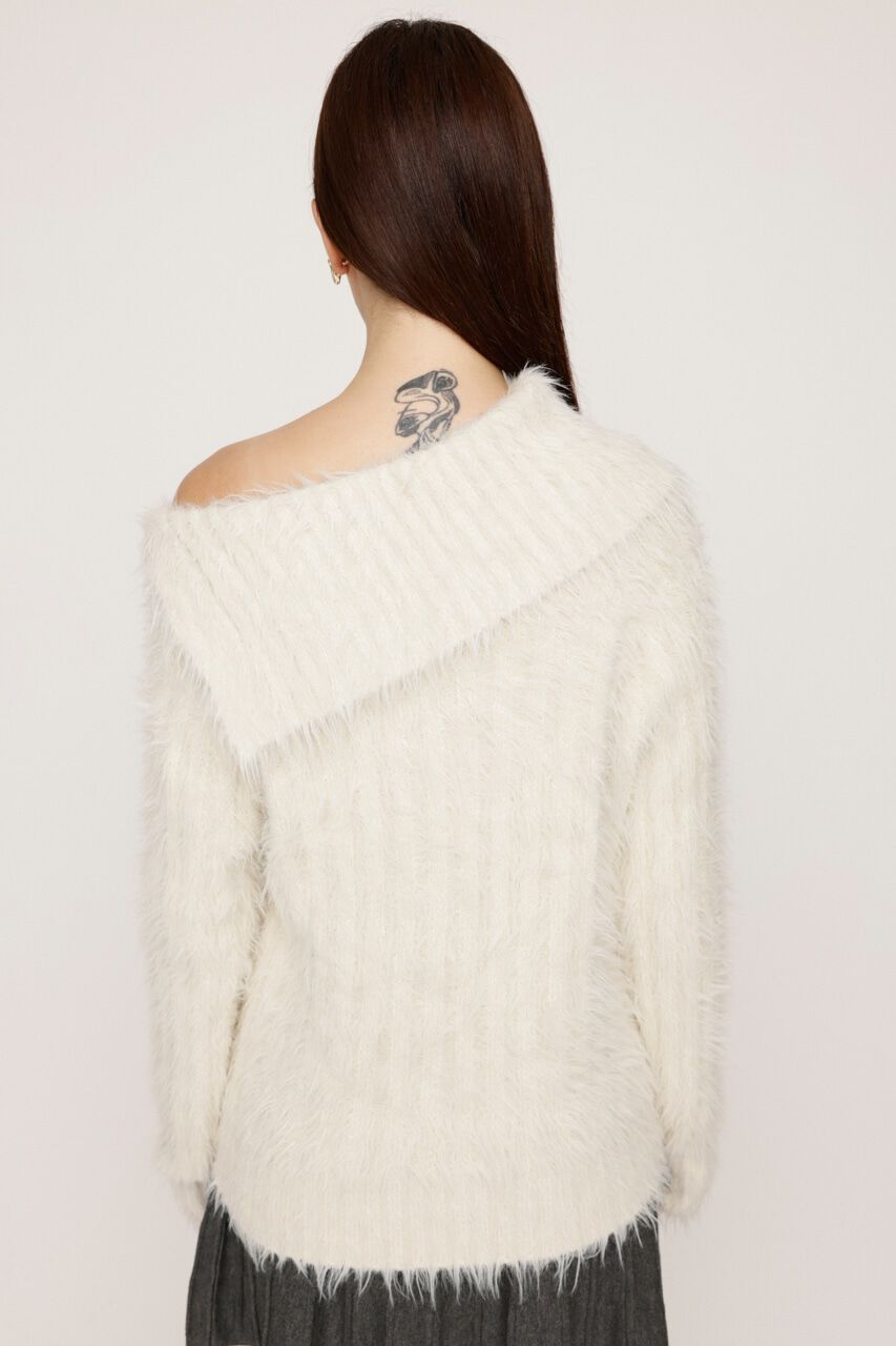 SLY「SIDE BUTTON SHAGGY チュニック」|ニット・セーター|